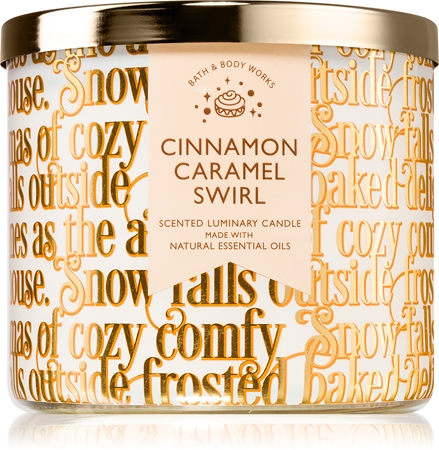 Bath & Body Works Cinnamon Caramel Swirl scented candle
