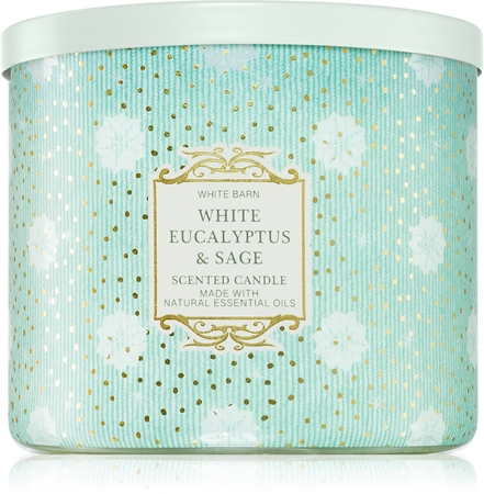 Bath & Body Works White Eucalyptus & Sage candela profumata
