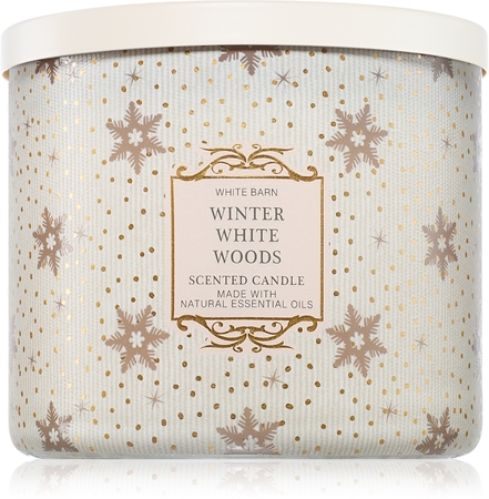 Bath & Body Works Winter White Woods dišeča sveča