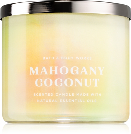 Bath & Body Works Mahagony Coconut scented candle V.