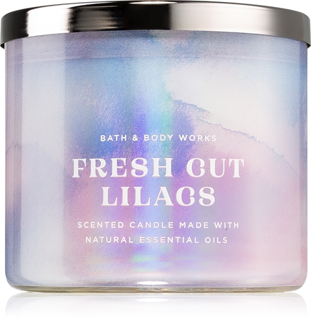Bath & Body Works Fresh Cut Lilacs vela perfumada