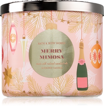Bath & Body Works Merry Mimosa candela profumata