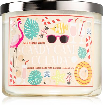 Bath & Body Works Candy Cane Colada candela profumata