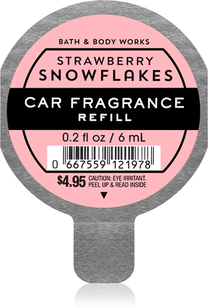 Bath & Body Works Strawberry Snowflakes vůně do auta náhradní náplň