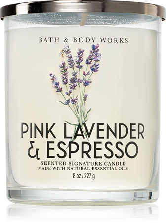 Bath & Body Works Pink Lavender & Espresso świeczka zapachowa