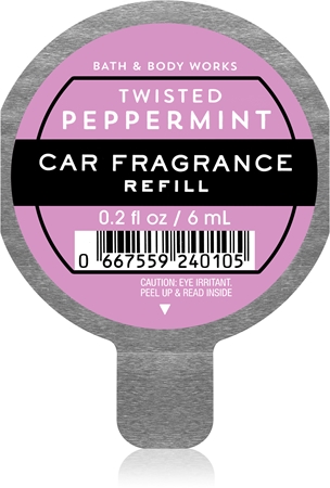 Bath & Body Works Twisted Peppermint automobilio oro gaiviklis užpildas