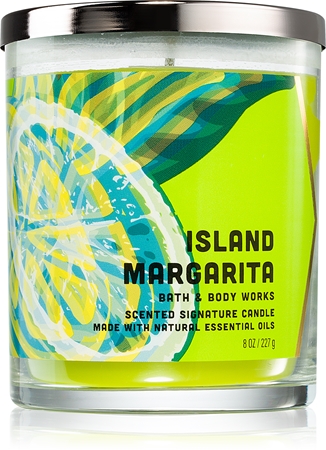 Bath & Body Works Island Margarita scented candle with essential oils ...