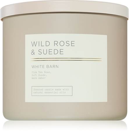 Bath & Body Works Wild Rose & Suede scented candle | notino.co.uk