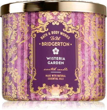Bath & Body Works Bridgerton Wisteria Garden scented candle | notino.ie