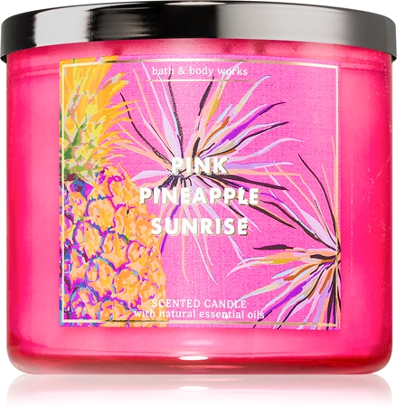 Bath & Body Works Pink Pineapple Sunrise vonná svíčka