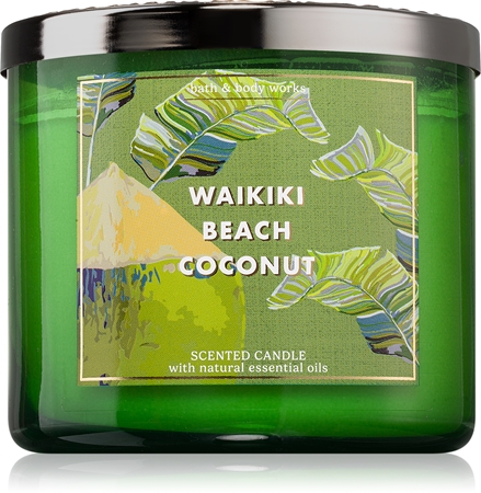 Bath & Body Works Waikiki Beach Coconut lumânare parfumată