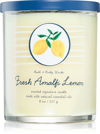Bath & Body Works Fresh Amalfi Lemon scented candle