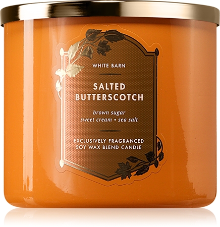 Bath & Body Works Salted Butterscotch scented candle
