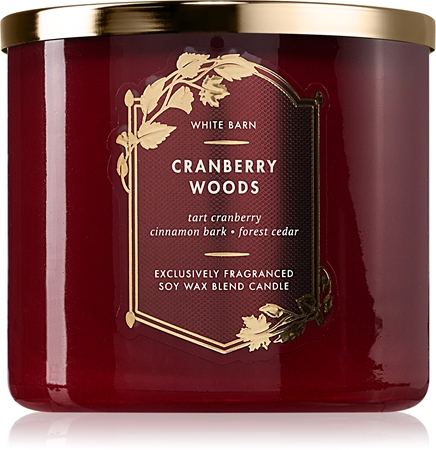 Bath & Body Works Cranberry Woods scented candle