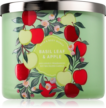 Bath & Body Works Basil Leaf & Apple vonná svíčka