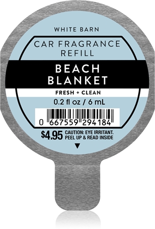 Bath & Body Works Beach Blanket vůně do auta náhradní náplň