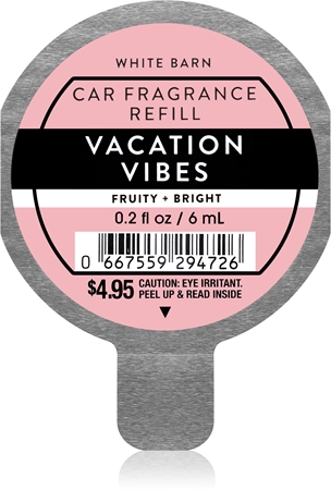 Bath & Body Works Vacation Vibes zapach do samochodu napełnienie