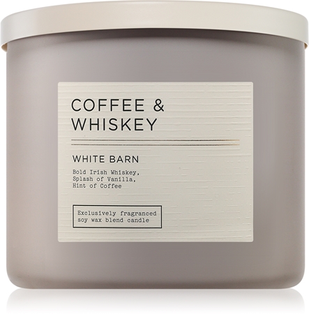 Bath & Body Works Coffee & Whiskey vonná svíčka