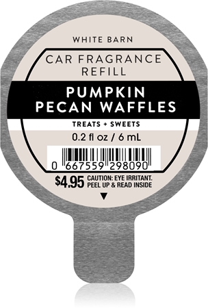 Bath & Body Works Pumpkin Pecan Waffles miris za auto zamjensko punjenje