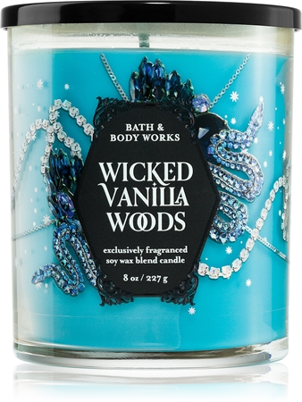 Bath & Body Works Wicked Vanilla Woods mirisna svijeća