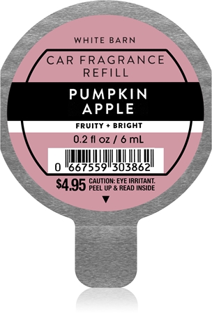 Bath & Body Works Pumpkin Apple deodorante per auto ricarica