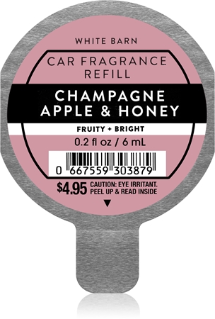 Bath & Body Works Champagne Apple & Honey vůně do auta náhradní náplň