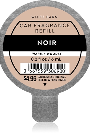 Bath & Body Works Noir dišava za avto nadomestno polnilo