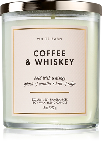 Bath & Body Works Coffee & Whiskey vela perfumada