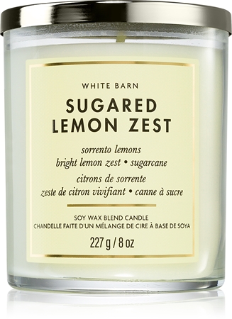 Bath & Body Works Sugared Lemon Zest dišeča sveča
