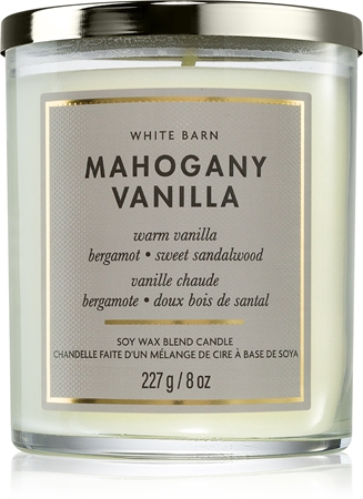 Bath & Body Works Mahogany Vanilla mirisna svijeća
