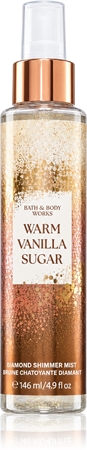 Bath & Body Works Warm Vanilla Sugar mgiełka perfumowana z brokatem
