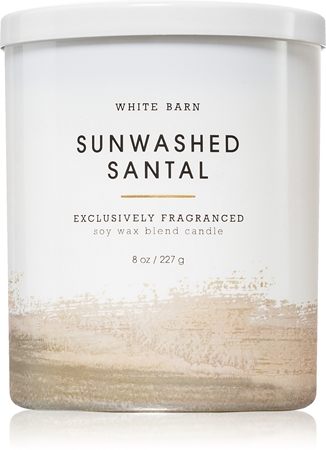 Bath & Body Works Sunwashed Santal bougie parfumée