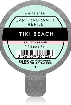 Bath & Body Works Tiki Beach auto luchtverfrisser Navulling
