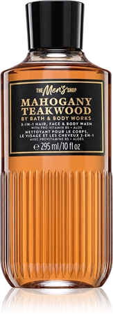 Bath & Body Works Mahogany Teakwood żel do mycia do twarzy, ciała i włosów