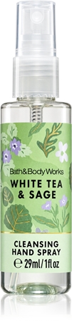 Bath & Body Works White Tea & Sage spray czyszczący do rąk