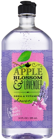 Bath & Body Works Apple Blossom & Lavender gel de ducha para mujer 295 ml