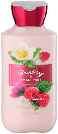 Bath & Body Works Raspberry & Sweet Mint leche corporal para mujer 236 ml