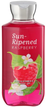 Bath & Body Works Sun-Ripened Raspberry 10oz Shower Gel, 8oz Fine