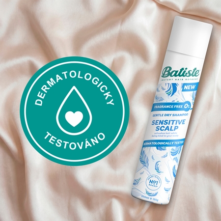 Batiste Sensitive suchý šampon pro citlivou pokožku hlavy