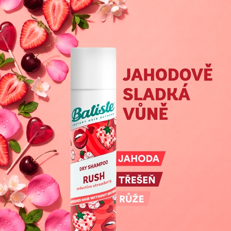 Batiste Rush champú en seco para cabello graso