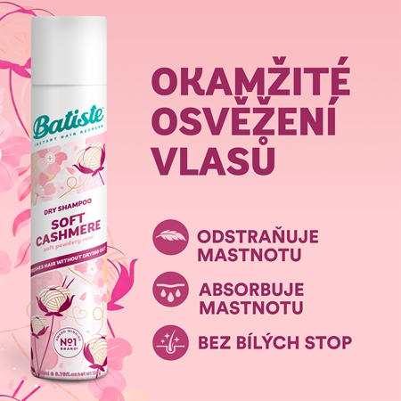 Batiste Soft Cashmere suchý šampón