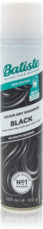 Batiste Colour Dry Shampoo Black shampoing sec pour cheveux foncés