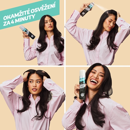 Batiste Colour Dry Shampoo Black suchý šampón pre tmavé vlasy