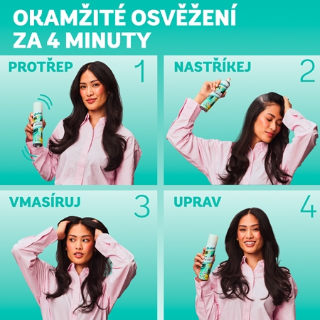 Batiste Floral Lively Blossoms ξηρό σαμπουάν για όλους τους τύπους μαλλιών