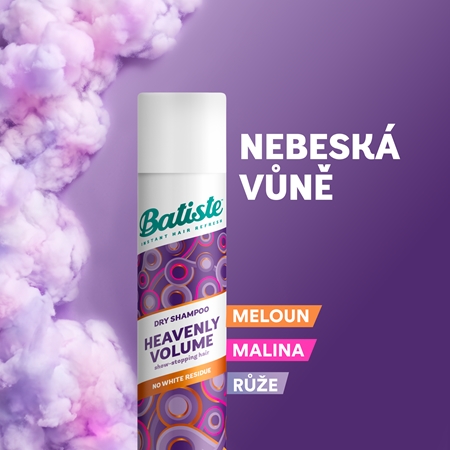 Batiste Heavenly Volume сухий шампунь для об'єму та блиску