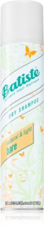 Batiste Natural & Light Bare suchý šampon pro absorpci přebytečného mazu a pro osvěžení vlasů