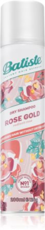 Batiste Rose Gold suchý šampon pro absorpci přebytečného mazu a pro osvěžení vlasů
