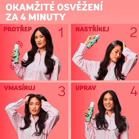 Batiste Rose Gold sampon uscat pentru a absorbi excesul de sebum