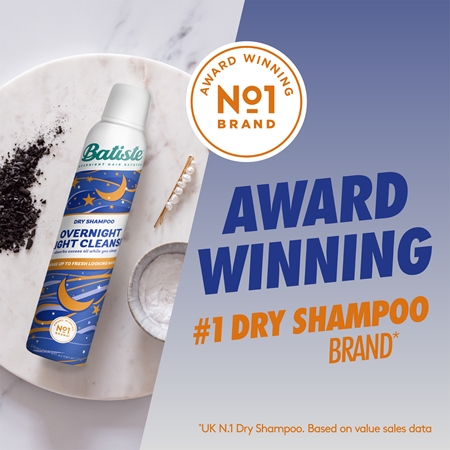 Batiste Overnight Light Cleanse száraz sampon éjszakára