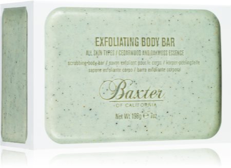 Baxter of California Exfoliating Body Bar Cedarwood & Oakmoss Essence exfoliating soap for men